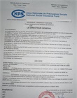 Décision portant attribution de pension de vieillesse et d'invalidité